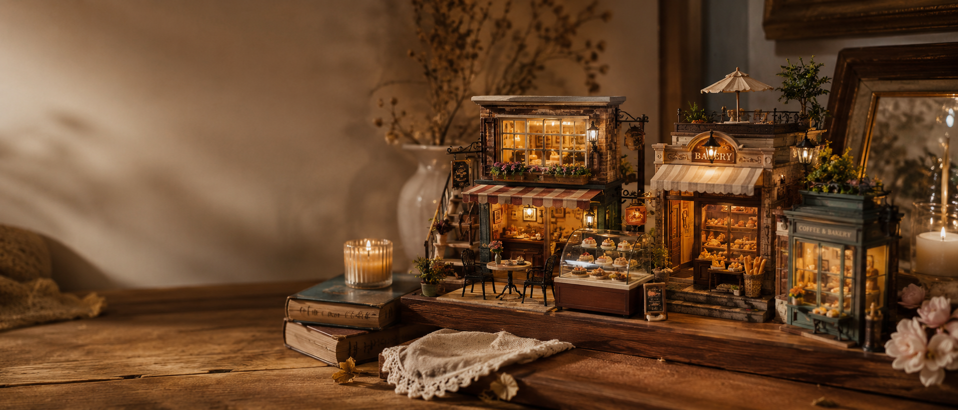 A Cozy Cafe World You Can Build by Hand