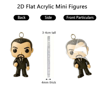 Aston Villa Advent Calendar Countdown Box 2D Acrylic Mini Figures Surprise Box
