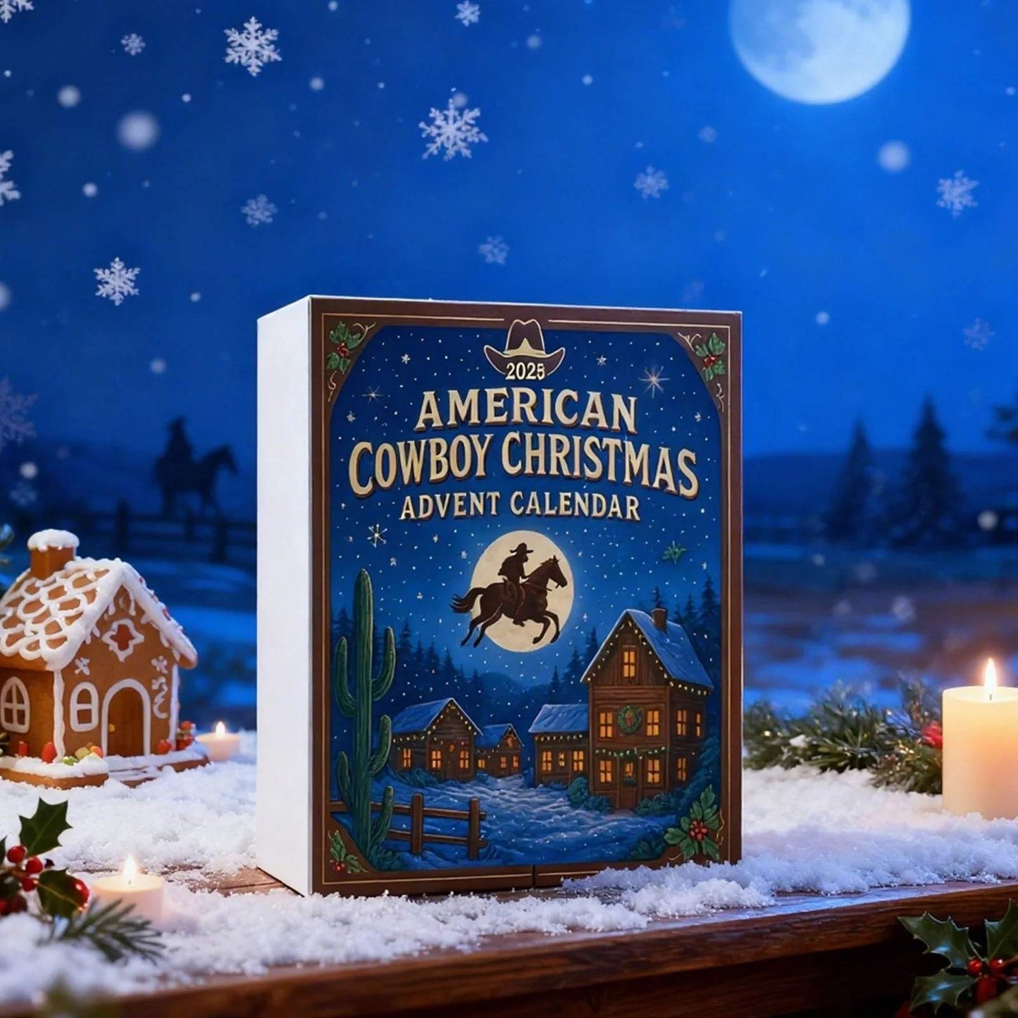American Cowboy Christmas Advent Calendar