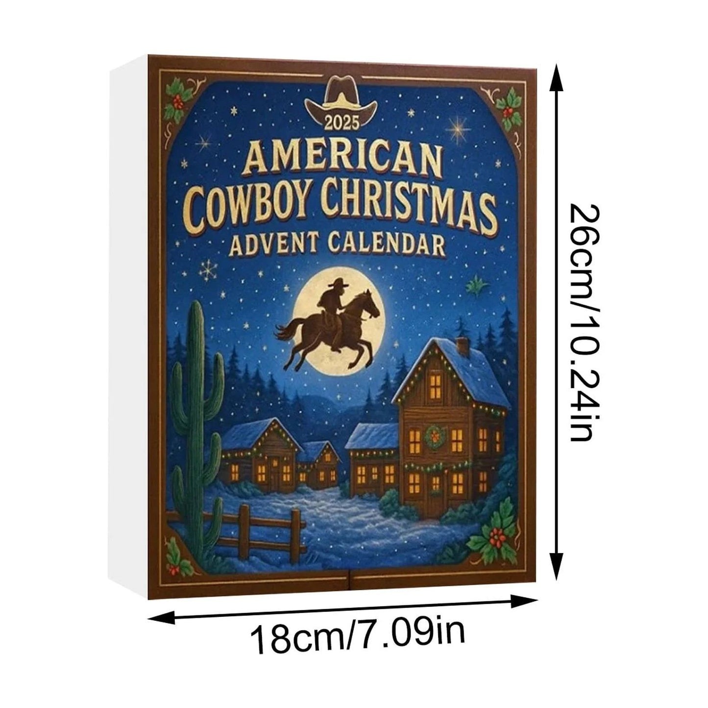 American Cowboy Christmas Advent Calendar