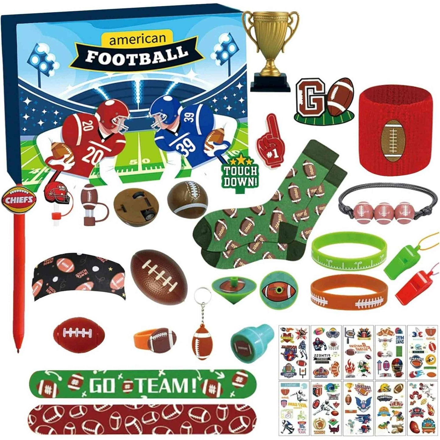 American Football Party Favors Advent Calendar