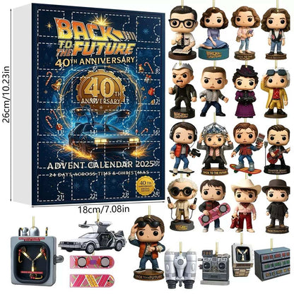 Back to the Future 40th Anniversary Advent Calendar with figures and props
