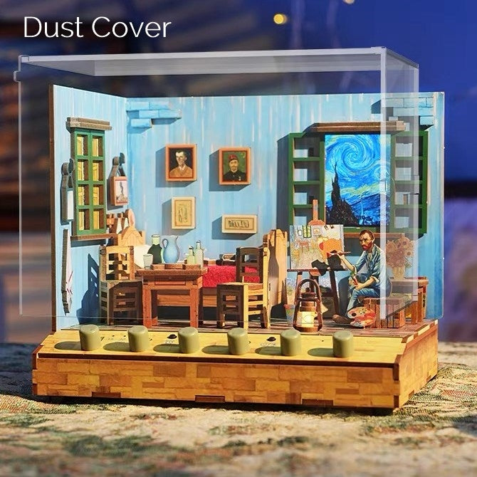 Van Gogh Inspired DIY Book Nook Kit Shelf Insert Diorama