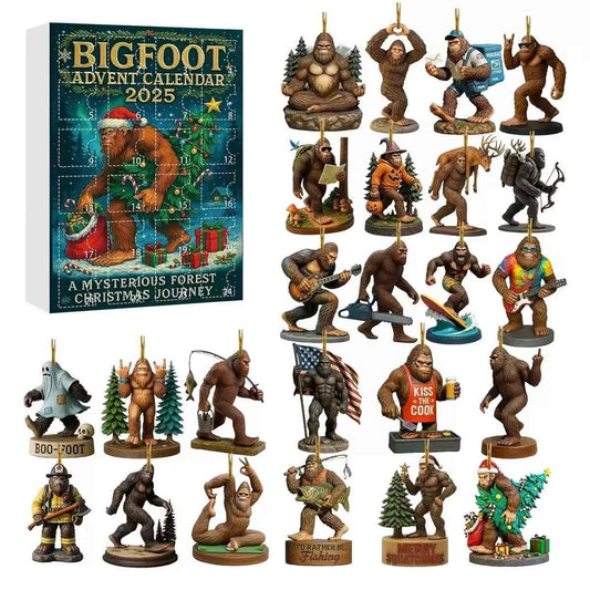 Bigfoot Advent Calendar 2025 with figurines and packaging