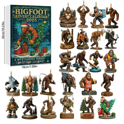 Bigfoot Advent Calendar  - A Mysterious Forest Christmas Journey