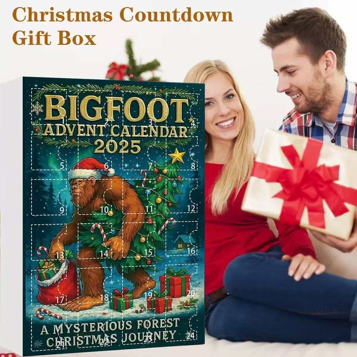 Bigfoot Advent Calendar  - A Mysterious Forest Christmas Journey