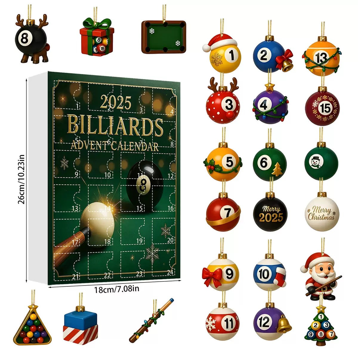 Billiards Advent Calendar 2025