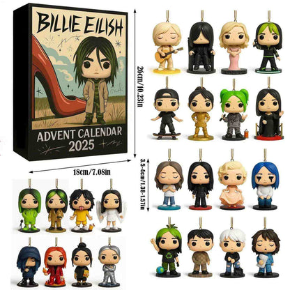 Billie Eilish 2025 Advent Calendar with figurines and packaging