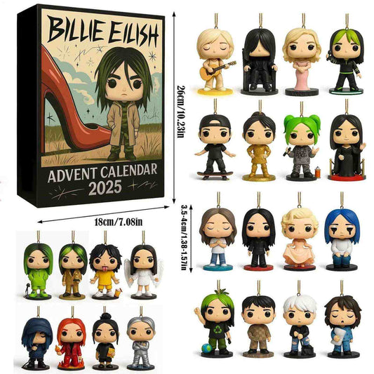 Billie Eilish 2025 Advent Calendar with figurines and packaging