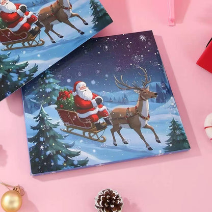 Blue Christmas Advent Calendar DIY Jewelry Set