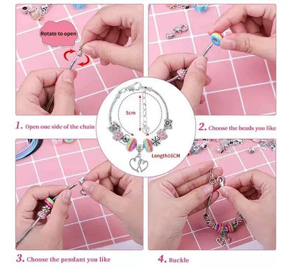 Blue Snowflake Christmas Advent Calendar Bracelet Set 2025