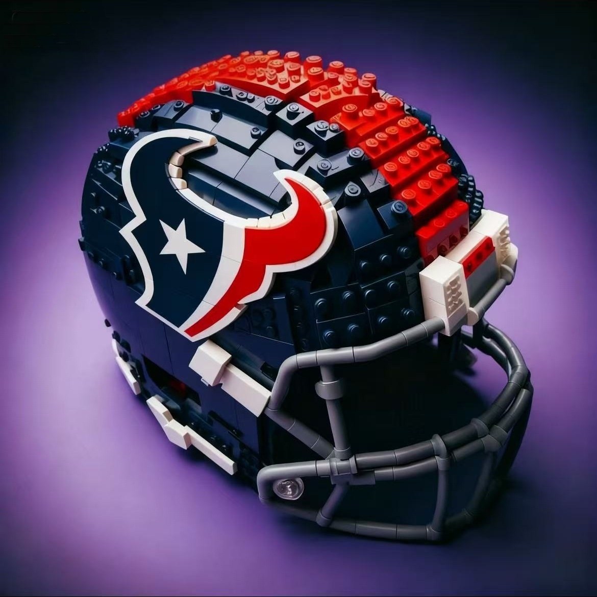 Building Blocks Football Helmet Sets for NFL Fans