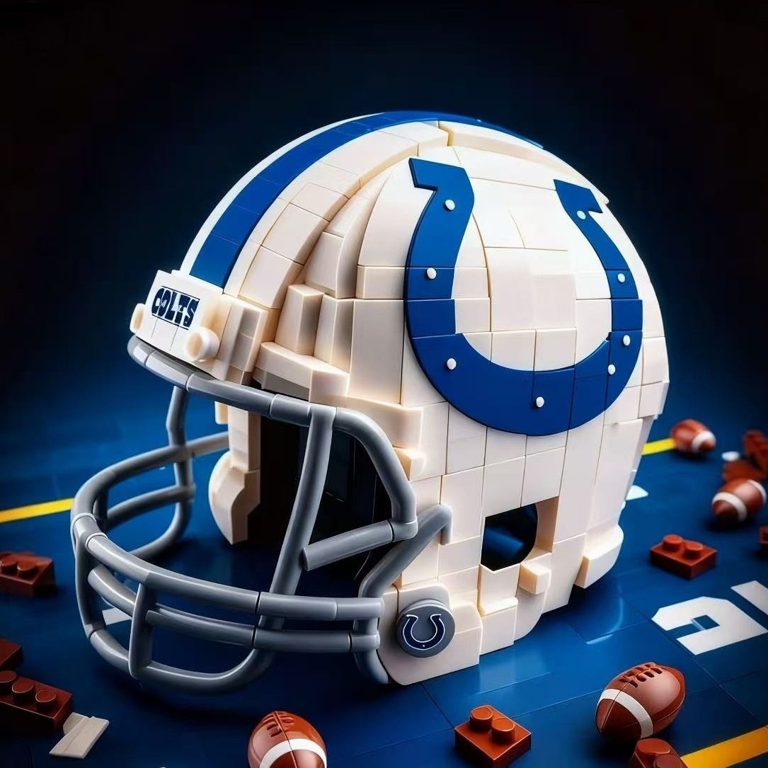 Building Blocks Football Helmet Sets for NFL Fans