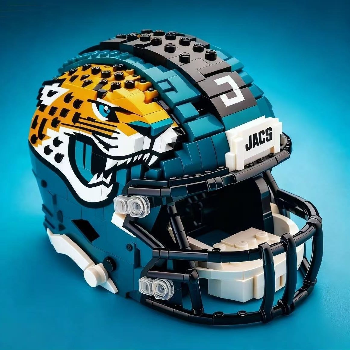 Building Blocks Football Helmet Sets for NFL Fans