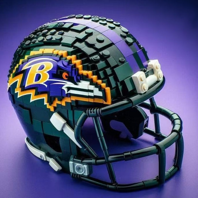 Building Blocks Football Helmet Sets for NFL Fans