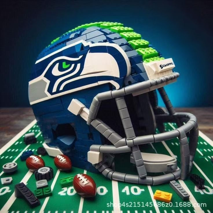Building Blocks Football Helmet Sets for NFL Fans