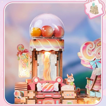 Candy Workshop DIY Miniature House Kit | 3D Motion Model Puzzle