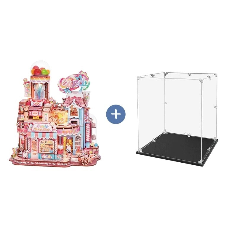 Candy Workshop DIY Miniature House Kit | 3D Motion Model Puzzle