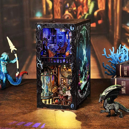 Chamber of Exotic Beasts DIY Book Nook Shelf Insert