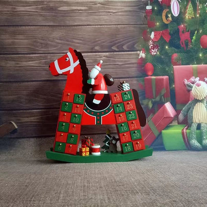 Santa Claus on Horse Christmas Advent Calendar