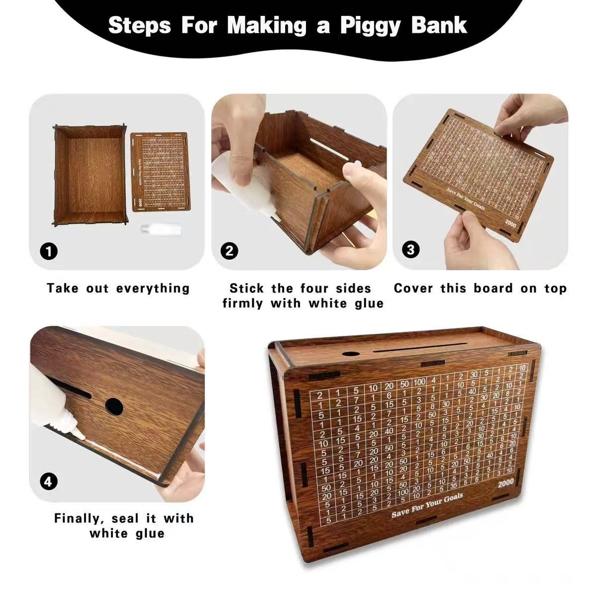 Christmas Cabin Wreath Wooden Jigsaw Puzzle