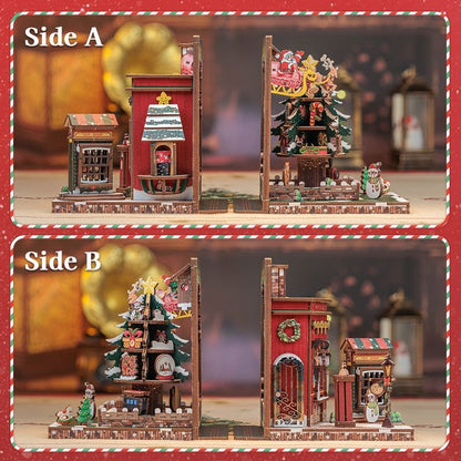 Christmas Cottage DIY Bookends Kit