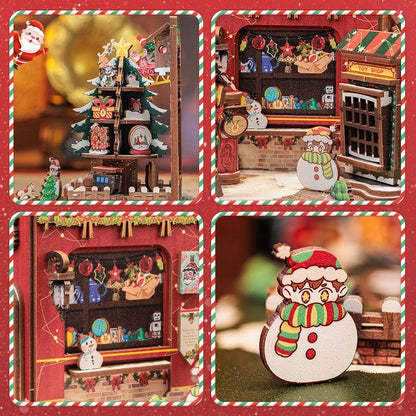 Christmas Cottage DIY Bookends Kit