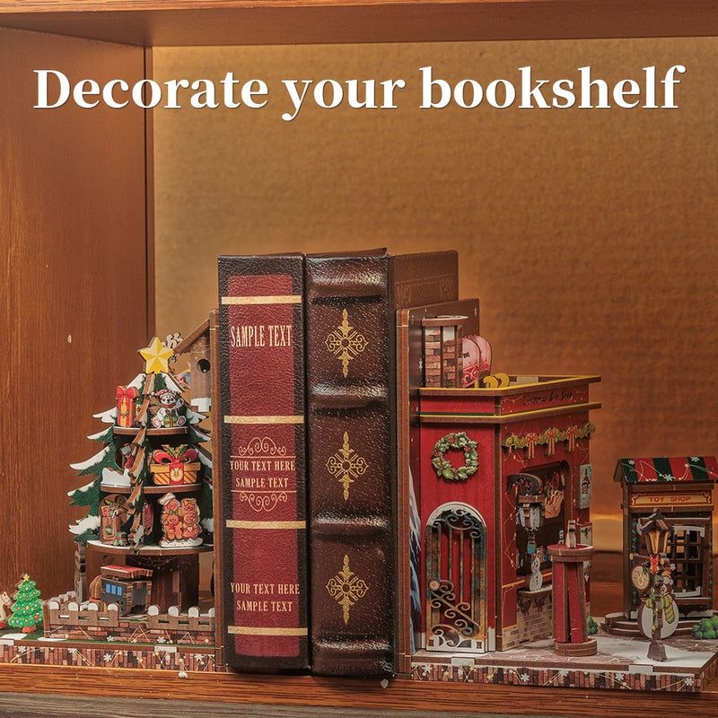 Christmas Cottage DIY Bookends Kit