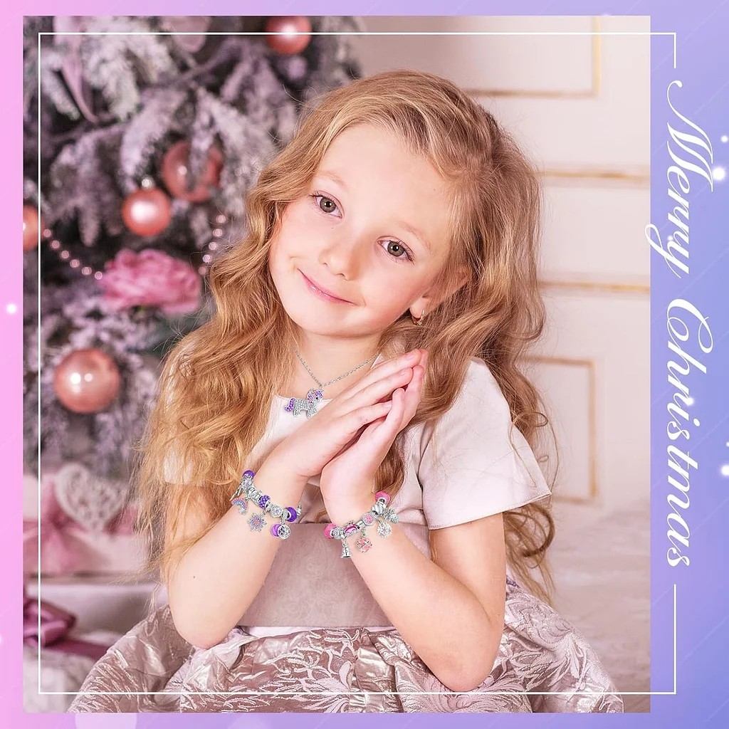 Christmas Countdown Charm Bracelet Set Advent Calendar