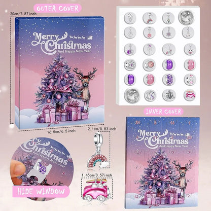 Christmas Countdown Charm Bracelet Set Advent Calendar