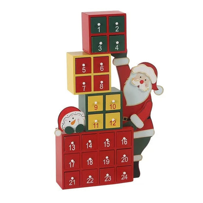 Christmas Countdown Wooden Advent Calendar