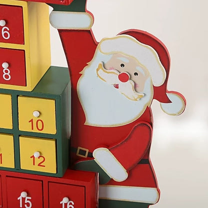 Christmas Countdown Wooden Advent Calendar