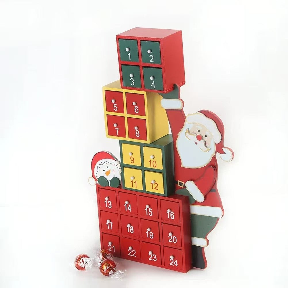 Christmas Countdown Wooden Advent Calendar