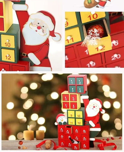 Christmas Countdown Wooden Advent Calendar