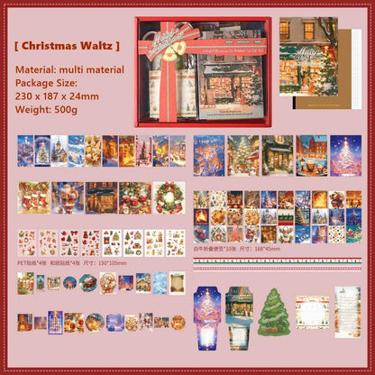 Vintage Christmas Rhapsody DIY Journaling & Scrapbook Kit