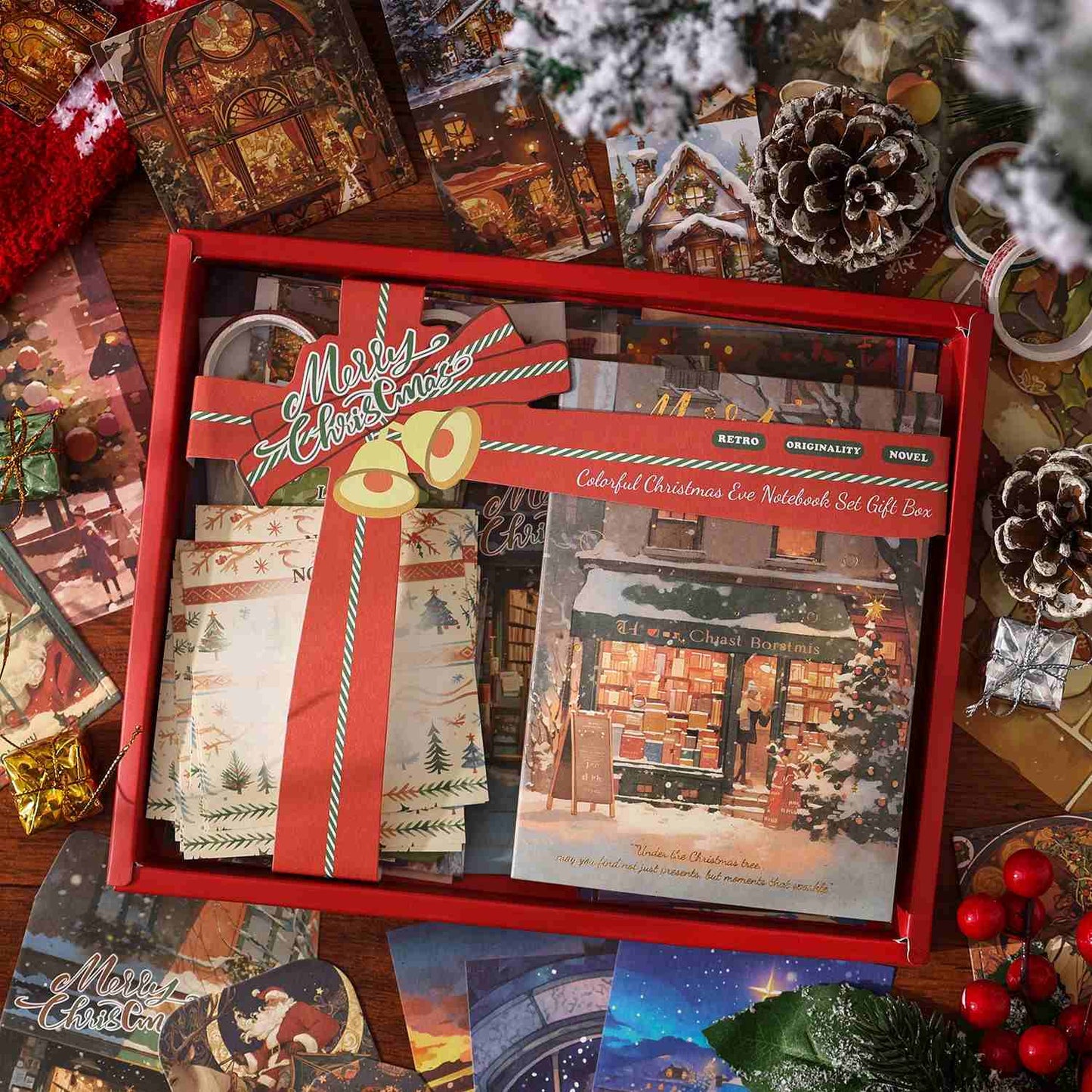 Vintage Christmas Rhapsody DIY Journaling & Scrapbook Kit