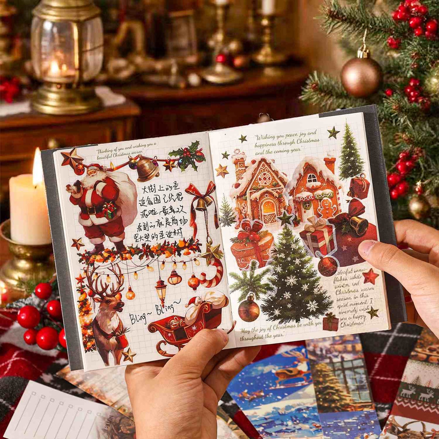Vintage Christmas Rhapsody DIY Journaling & Scrapbook Kit