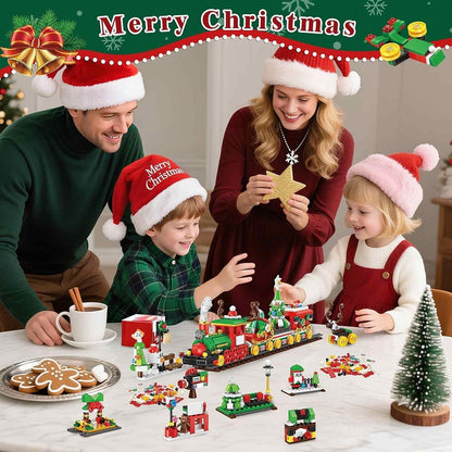 Christmas Train Bricks Building Advent Calendar