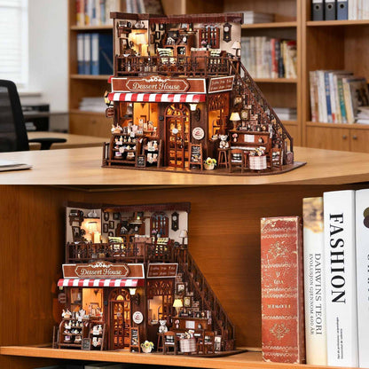 Corner Dessert House DIY Miniature House Kit