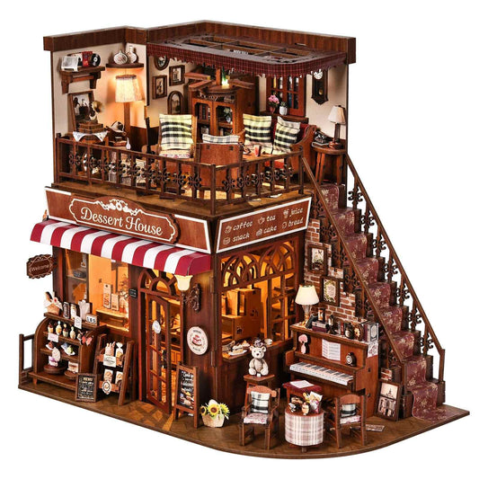 Corner Dessert House DIY Miniature House Kit