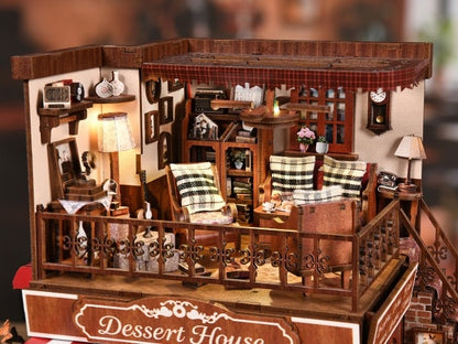 Corner Dessert House DIY Miniature House Kit