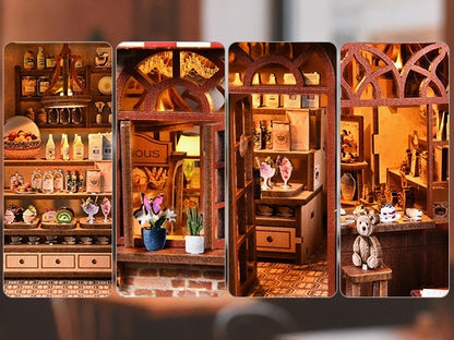 Corner Dessert House DIY Miniature House Kit