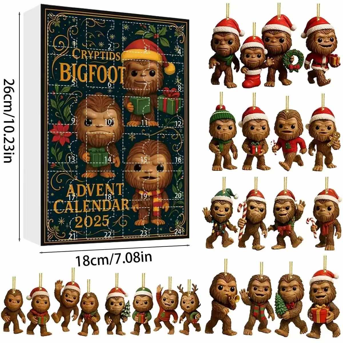 Bigfoot Advent Calendar  - A Mysterious Forest Christmas Journey