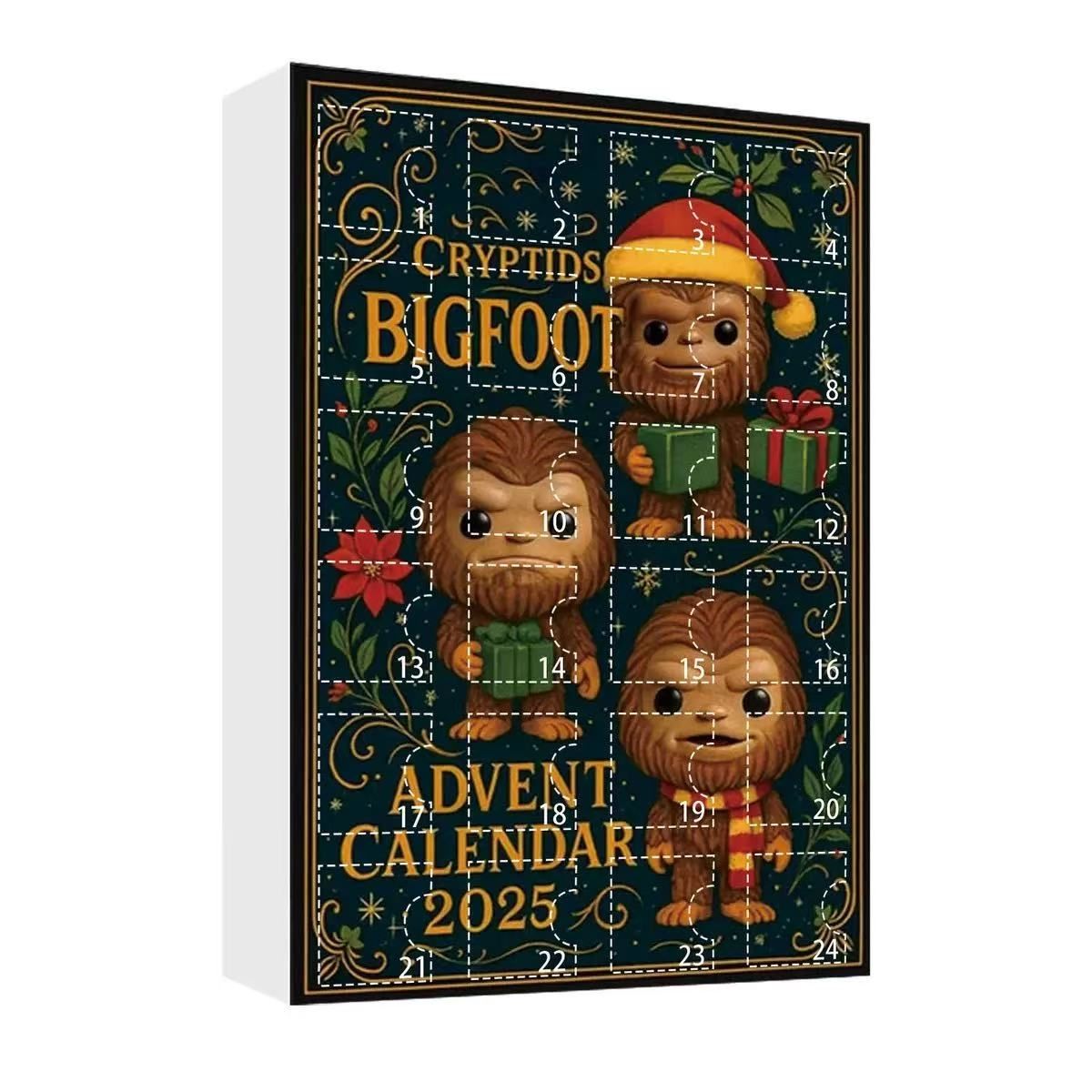 Bigfoot Advent Calendar  - A Mysterious Forest Christmas Journey
