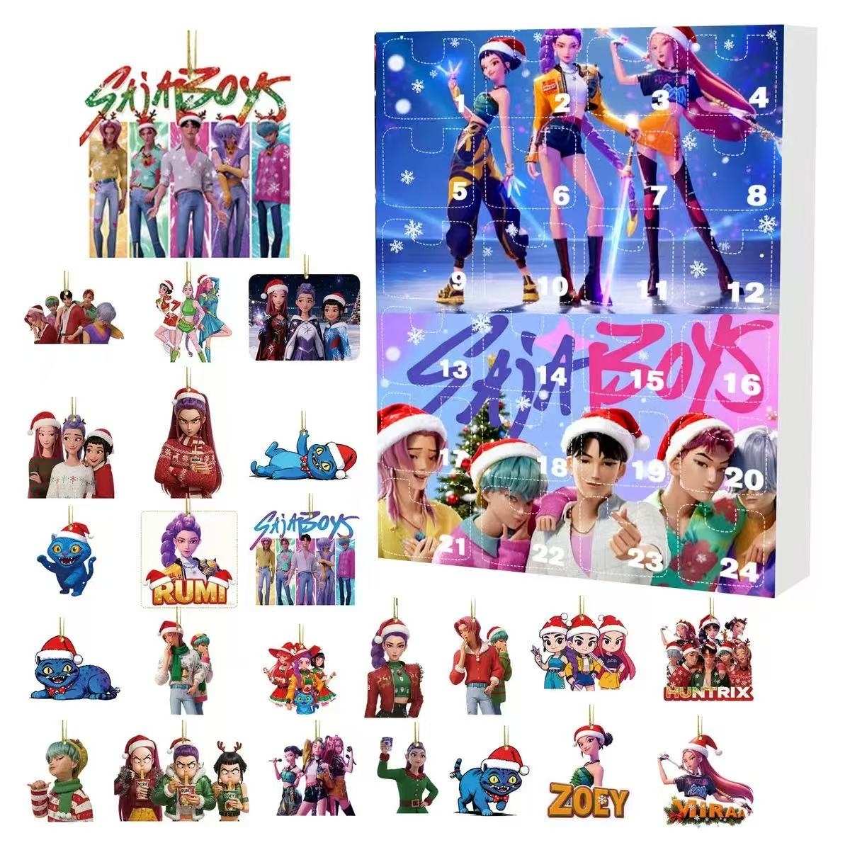 KPOP DEMON HUNTERS Saja Boys Advent Calendar