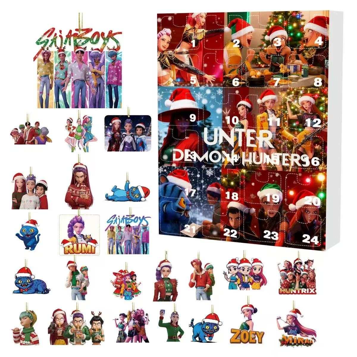 KPOP DEMON HUNTERS Saja Boys Advent Calendar