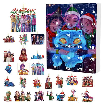 KPOP DEMON HUNTERS Saja Boys Advent Calendar