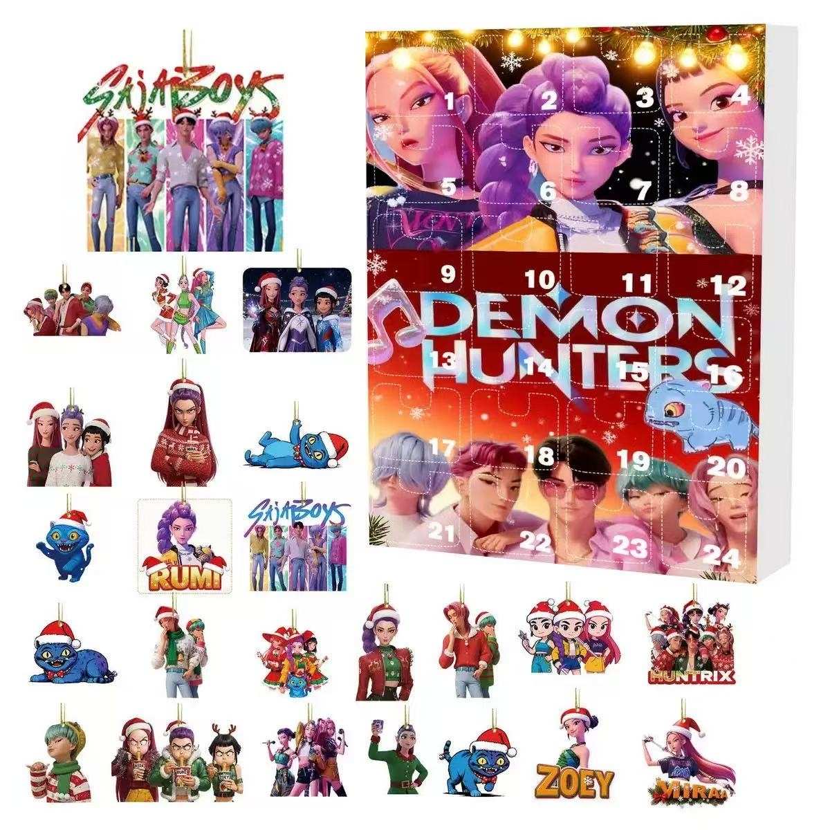 KPOP DEMON HUNTERS Saja Boys Advent Calendar