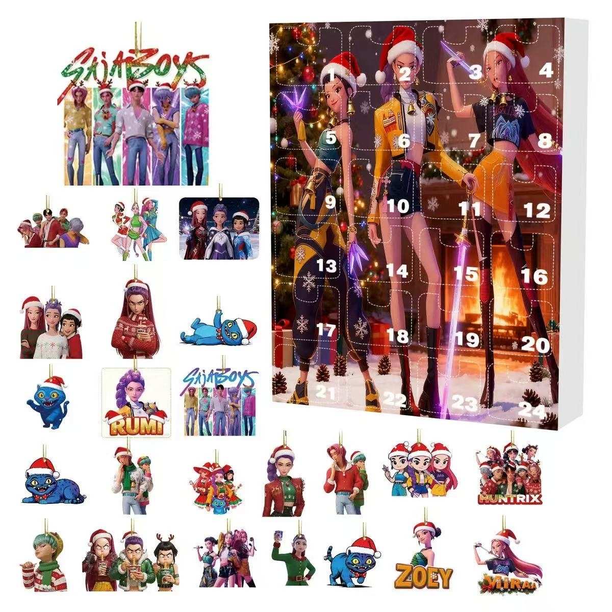 KPOP DEMON HUNTERS Saja Boys Advent Calendar