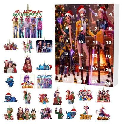 KPOP DEMON HUNTERS Saja Boys Advent Calendar